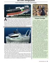 MR Jan-23#43 In the Shipyard
Latest Deliveries, Contracts and Designs
Pho
