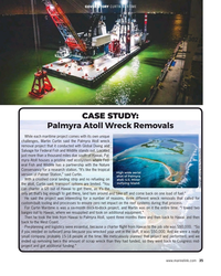 MR Apr-23#35 COVER STORY CURTIN MARITIME 
CASE STUDY: 
Palmyra Atoll
