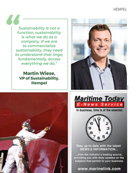 MR May-23#41 , across 
everything we do.” 
Martin Wiese, 
VP of Sustainability