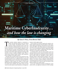 MR Jun-23#18 Cyber Security
© AdobeStock/Yeti Studio
Maritime CyberInsecu