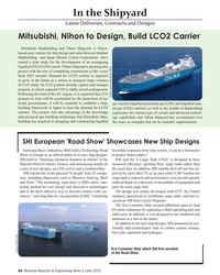 MR Jun-23#44 , Contracts and Designs
Mitsubishi, Nihon to Design, Build