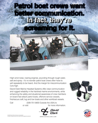 MR Jun-23#3rd Cover  high.  
David Clark Marine Headset Systems offer clear communicat