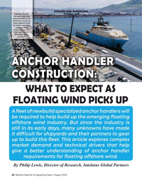 MR Aug-23#26  ?  oating offshore wind.
By Philip Lewis, Director of Research
