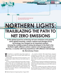 MR Aug-23#40 CARBON CAPTURE AND STORAGE
©Equinor 
NORTHERN LIGHTS: