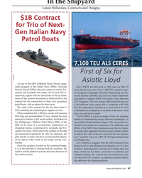 MR Aug-23#47 In the Shipyard
Latest Deliveries, Contracts and Designs
$1B