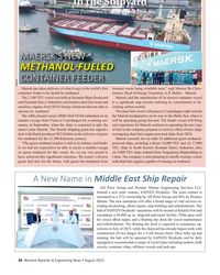 MR Aug-23#48  2,100 TEU vessel was built at Hyundai Mipo Dockyard  Maersk