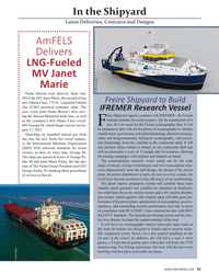 MR Aug-23#51  
Marie
Freire Shipyard
Pasha Hawaii took delivery from Am-
FELS