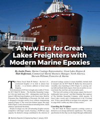 MR Jan-24#18 TECH FEATURE
A New Era for Great 
Lakes Freighters with
