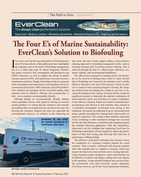 MR Feb-24#14  performance
T  e Four E’s of Marine Sustainability: 
EverClean’s