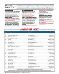 MR Feb-24#48 . . . . . . . . .(203) 267-5712 
The listings above are an editorial