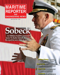 MR Apr-24#Cover  75, Radm Sobeck discusses 
the need for new ships & mariners
O