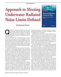MR Apr-24#14  Review
Approach to Meeting 
Underwater Radiated 
Noise Limits