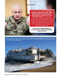 MR Apr-24#26  and 
need to be replaced.”
Rear Adm. Philip Sobeck, 
Commander