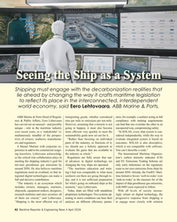 MR Apr-24#42 OPINION: The Final Word
Seeing the Ship as a System
Shipping