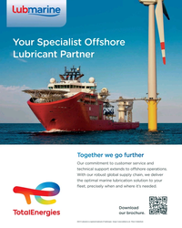 MR Apr-24#3rd Cover  chain, we deliver 
the optimal marine lubrication solution to