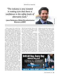 MR May-24#43 MARITIME FUEL TRANSITION
“The industry is very invested
