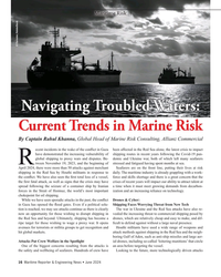 MR Jun-24#16 Maritime Risk
© Forrester/AdobeStock
Navigating Troubled