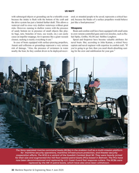 MR Jun-24#30 US NAVY  
with submerged objects or grounding can be a