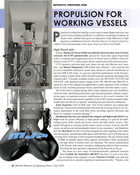 MR Jun-24#32 WATERJETS, THRUSTERS, PODS
PROPULSION FOR 
WORKING VESSELS
r