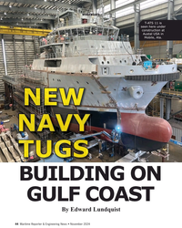 MR Nov-24#44  Austal USA 
BUILDING ON 
GULF COAST
By Edward Lundquist
44