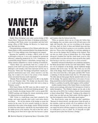 MR Dec-24#34 VANETA 
MARIE
Courtesy DSC Dredge
Muddy Water Dredging’s