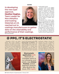 MR Feb-25#22  coatings,  rector New Build & Dry Dock, PPG.  exciting addition
