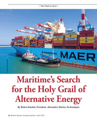 MR Apr-25#16 , President, Alternative Marine Technologies
16  Maritime