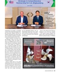 MR Aug-25#23 COMING TO 
AMERICA:
 
In June, HD Hyundai 
announced the