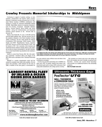 Marine News Magazine, page 7,  Jan 2005