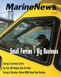 Marine News Magazine Cover Mar 2005 - 
