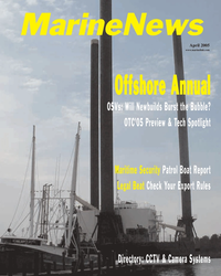 Marine News Magazine Cover Apr 2005 - 