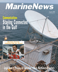 Marine News Magazine Cover Aug 2005 - 