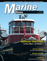 Marine News Magazine Cover Mar 2014 - Fleet & Vessel Optimization