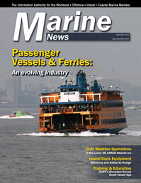 Marine News Magazine Cover Jan 2015 - Passenger Vessels & Ferries