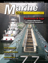 Marine News Magazine Cover Mar 2016 - Push boats, Tugs & Assist Vessels