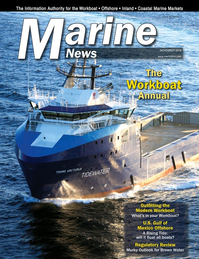 Marine News Magazine Cover Nov 2018 - Workboat Annual