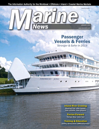 Marine News Magazine Cover Jan 2019 - Passenger Vessels & Ferries