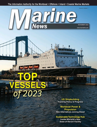 Marine News Magazine Cover Nov 2023 - Workboat Edition
