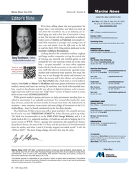 Marine News Magazine, page 4,  May 2025