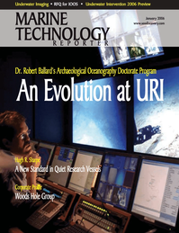 Marine Technology Magazine Cover Jan 2006 - Marine Science Institutions