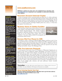 Marine Technology Magazine, page 2,  Jun 2006