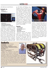 Marine Technology Magazine, page 16,  Jul 2010