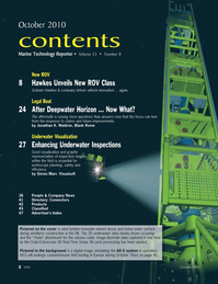 Marine Technology Magazine, page 2,  Oct 2010
