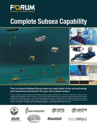 Marine Technology Magazine, page 4th Cover,  Jan 2011