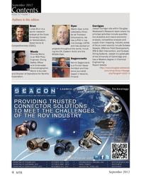 Marine Technology Magazine, page 4,  Sep 2012