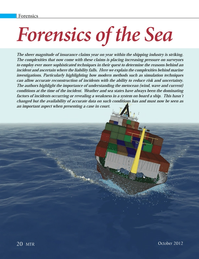 Marine Technology Magazine, page 20,  Oct 2012