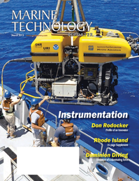 Marine Technology Magazine Cover Mar 2013 - Instrumentation: Measurement, Processing & Analysis