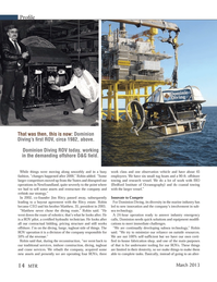 Marine Technology Magazine, page 14,  Mar 2013