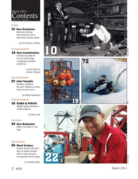 Marine Technology Magazine, page 2,  Mar 2013