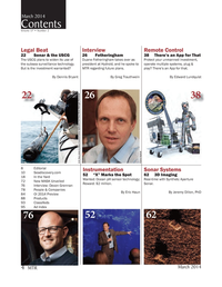Marine Technology Magazine, page 4,  Mar 2014